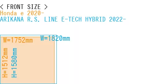 #Honda e 2020- + ARIKANA R.S. LINE E-TECH HYBRID 2022-